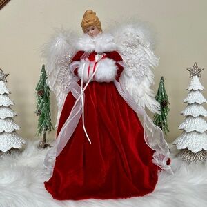 Vintage Christmas Angel Tree Topper